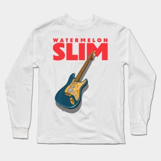 Watermelon Slim blues music Long Sleeve T-Shirt